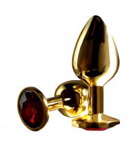 MizzZee - Gold Plated Diamond Anal Butt Plug (Small Size)